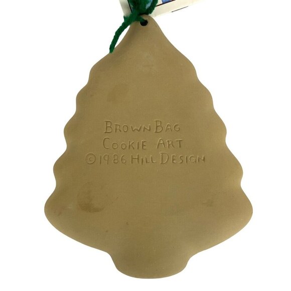 Brown Bag Cookie Art Christmas Tree Mold 1986 Hill Design With Recipe Booklet - Picture 3 of 4
